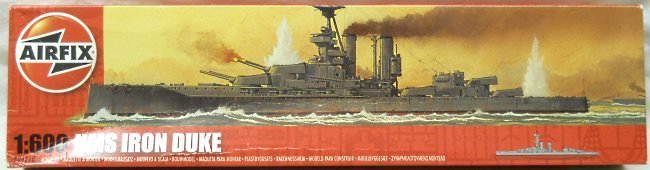 Airfix 1/600 HMS Iron Duke Battleship, A04210 plastic model kit